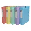 3130630162704-Exacompta Chromaline Pastel - Boîte de classement plastique (livrée à plat) - dos 60 mm - disponible dans -Angle gauche-5