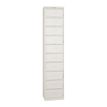 Colonne à clapets - L41 x H198 x P35  - 10 clapets - beige