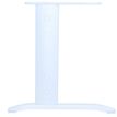 3253310150157-Bureau droit IDRA - Vague à droite - L140 cm - Pieds blancs - plateau imitation Merisier--2