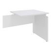 Retour direct pour Bureau INEO JET UP Bureau Vallée - Réglable en hauteur - L80 x H74/78/82 x P60 cm - Pieds Blanc/blanc - plateau blanc perle