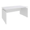 Bureau INEO JET UP Bureau Vallée - Réglable en hauteur - L120 x H74/78/82 x P80 cm - Pieds blanc - plateau blanc - Entretoise Blanc