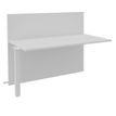 Banque d'accueil Module suivant haut OLA - L120 x H112 x P82,5 cm - structure blanc perle, plateau blanc perle