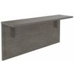 Tablette pour banque d'accueil OLA - réglable en hauteur - L60 x P30 cm - equerre carbone (A positionner sur module haut ou retour direct haut) - chêne gris