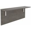 Tablette pour banque d'accueil OLA - réglable en hauteur - L100 x P30 cm - equerre blanche (A positionner sur module haut ou retour direct haut) - chêne gris