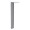 3253310164963-Bureau Vague EXPRIM - L160 cm - Retour droite - Plateau imitation Erable - Pieds alu--1
