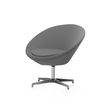 Chaise CIRCLE - siège pivotant - gris