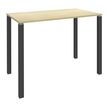 3253310166431-Table Lounge 4 pieds - L120xH105xP80 cm - Pied carbone - plateau imitation érable--0