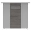 Habillage DUAL pour pieds panneaux Chêne gris