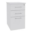 3253310175648-Caisson bout de bureau IDRA/DUAL - L47 x P60 cm - Blanc perle--0
