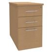 3253310175761-Caisson bout de bureau IDRA/DUAL - L43 x P80 cm - Imitation Hêtre--0
