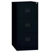 Classeur métallique monobloc professionnels - 3 tiroirs - H102 x L41 x P62 cm - noir