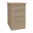 Caisson bout de bureau EXPRIM/LOFTER - L47 x P60 cm - imitation chêne clair
