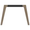 3253310171800-Bureau WOODY Manager - L210 x P100 x H72,5 cm - console retour à droite L200 x P60 cm - pieds carbone - plateau imita--1