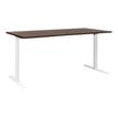 2012349338339-Table de réunion modulaire - YES ! - 140 cm - Pieds blancs - Chêne royal-Angle gauche-0