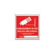 Pickup - Pictogramme - Site sous vidéoprotection - 150 x 150 mm