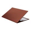 L'Agenda Moderne Satiny - Sous-main à rabat - 56 x 38 cm - marron - Quo Vadis