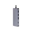 3303170099414-T'nB iClick 6 in 1 USB-C - station d'accueil 6 ports - HDMI, 3 USB 3.0, 2 USB-C-Arrière-2