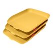 Leitz Cosy - 3 Corbeilles à courrier plastique - jaune