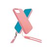 JAYM POP - Coque de protection + tour de cou pour iPhone 14 Pro - rose 
