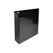 3130635184503-Exacompta Kreacover - Classeur à anneaux personnalisable - Dos 86 mm - A4 Maxi - noir - 3 -Angle gauche-1