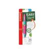 4006381468909-STABILO EASYergo - Porte mines avec 3 mines - HB - 1,4 mm - rose / turquoise - gaucher-Avant-1