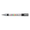 3296280033372-Uni POSCA PC-3M - Pack de 4 marqueurs - noir, argent, blanc, or-Angle gauche-1