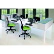 3253310268883-Bureau Bench IRIS - L180 cm - Plan suivant - Pieds blanc - plateau imitation noyer--1