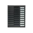 9002493422704-Exacompta Modulo Ecoblack - Module de classement 10 tiroirs - noir-Avant-1