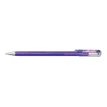 884851051806-Pentel Hybrid Dual Metallic - Roller 2 effets de couleur - violet clair/rouge bleu-Angle gauche-0
