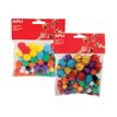 8410782130611-Apli - 78 pompons - coloris assortis-Avant-0