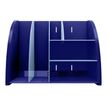 9002493942028-Exacompta Bee Blue - Organiseur de bureau 6 compartiments - bleu-Avant-0