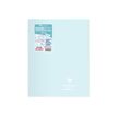 3037929844818-Clairefontaine Koverbook Blush - Cahier polypro 24 x 32 cm - 48 pages - grands carreaux (Seyes) - disponible dans différ-Avant-1