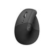 5099206099807-Logitech Lift - souris ergonomique sans fil pour gaucher - Bluetooth, 2.4 GHz - graphite-Avant-3