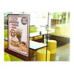4005546507835-Durable Duraframe Poster Sun - Cadre d'affichage vitrostatique - A1 - noir-Angle droit-7