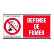 Pickup - Panneau de signalisation - 300 x 150 mm - Interdit de fumer