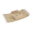 0404051106061-Étui d'expédition postale autoadhésif - 32,8 cm x 39,6 cm x 11,2 cm - kraft - Master'in -Angle gauche-0