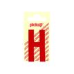 8711234223074-Pickup - Étiquette autocollante - 90 mm - Lettre H - rouge brillant-Avant-0