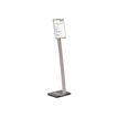 4005546403519-Durable Info Sign - Présentoir sur pied - support d'information A4-Angle gauche-0