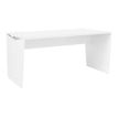 Bureau YES ! - 120 cm - Pieds panneaux fixes - Blanc