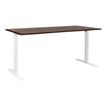 Table de réunion modulaire - YES ! - 160 cm - Pieds blancs - Chêne royal