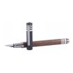 3664447161679-Oberthur Boston - Stylo plume - noyer-Angle gauche-0