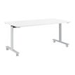 Table de réunion mobile et rabattable YES ! - 160 cm - Blanc