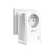 6935364089115-TP-Link TL-PA7017P KIT - haut débit CPL avec prise gigogne-Angle gauche-1