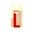 8711234223111-Pickup - Étiquette autocollante - 90 mm - Lettre L - rouge brillant-Avant-0
