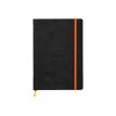 RHODIA Rhodiarama - Carnet souple A5 - 160 pages - ligné - noir