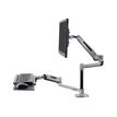 0698833042955-Ergotron WorkFit-LX - Support de travail assis-debout avec bras - aluminium et acier poli-Droite-0