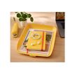 4002432124787-Leitz Cosy - Corbeille à courrier plastique - jaune-Angle droit-2