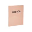 3130630476603-Exacompta Aquarel - Livre d'or 27 x 22 cm - corail-Angle gauche-0