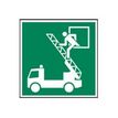 Pickup - Pictogramme - Fenêtre de secours - 150 x 150 mm