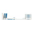4002432113682-Leitz WOW - Pot à crayons  - bleu métallisé-Avant-2